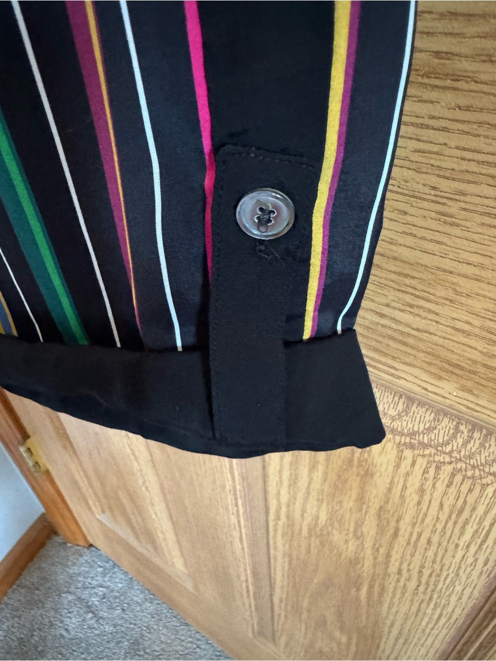 NWT Per Se by Carlisle Multicolor Vertical Stripe Wide Leg Pants - Picture 5 of 9